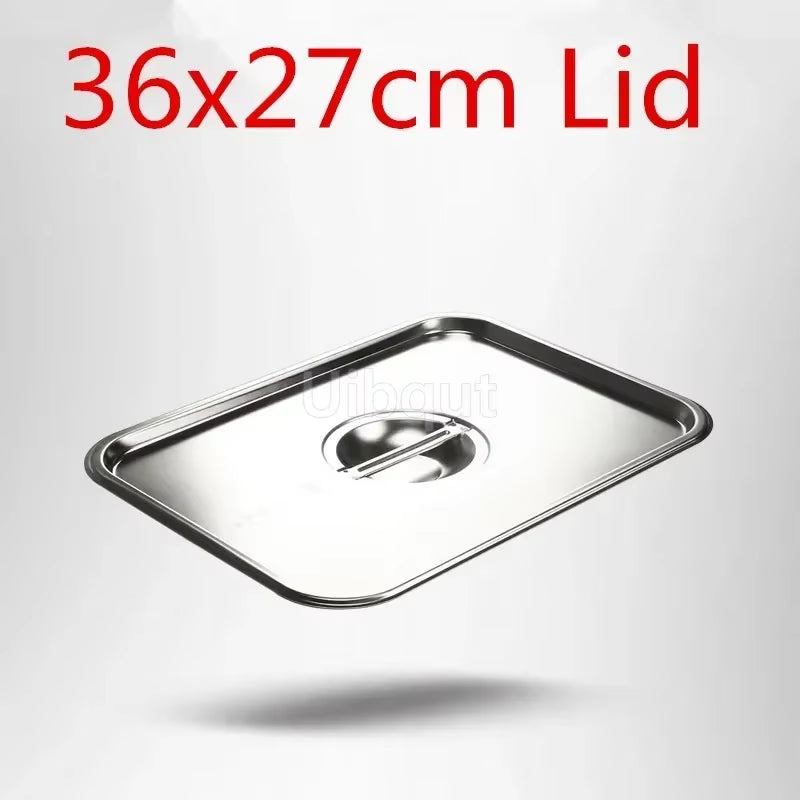 304 Tray Stainless Steel Storage Trays Leak Plate Hole Mesh Strainer Colander Wash Vegetable Basin Drying Water Filter Basin Lid