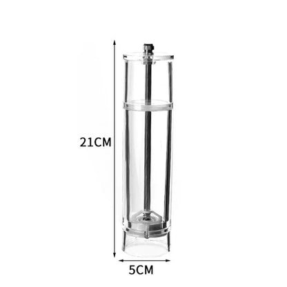 Acrylic Spice Pepper Mill Salt and Pepper Black Grinder with Strong Adjustable Ceramic Grinders Kitchen Cooking Tools Gadget Set