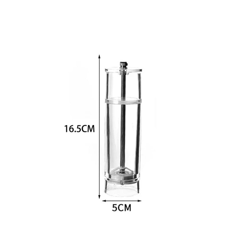 Acrylic Spice Pepper Mill Salt and Pepper Black Grinder with Strong Adjustable Ceramic Grinders Kitchen Cooking Tools Gadget Set