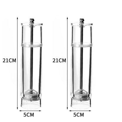 Acrylic Spice Pepper Mill Salt and Pepper Black Grinder with Strong Adjustable Ceramic Grinders Kitchen Cooking Tools Gadget Set