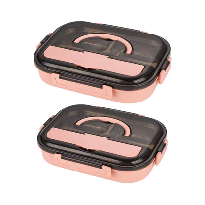 304 Stainless Steel Lunch Box for Adults Kids Snack Storage Portable Hermetic Breakfast Insulation Meal Container Microwavable