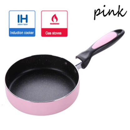 18-20Cm Pink Omelet Pan for Eggs Ham Pancake Maker Frying Pans Creative Non-Stick No Oil-Smoke Breakfast Grill Pan Cooking Pot