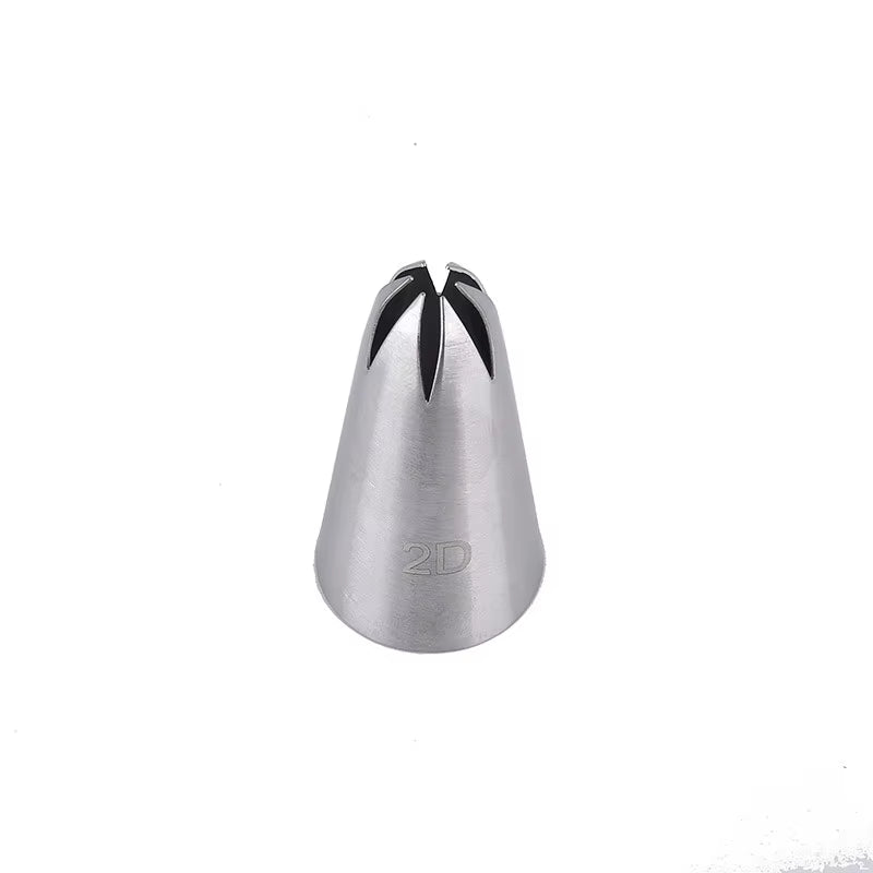 3Pcs/Set Rose Pastry Nozzles Cake Decorating Tools Flower Icing Piping Nozzle Cream Cupcake Tips Baking Accessories #1M 2D 336