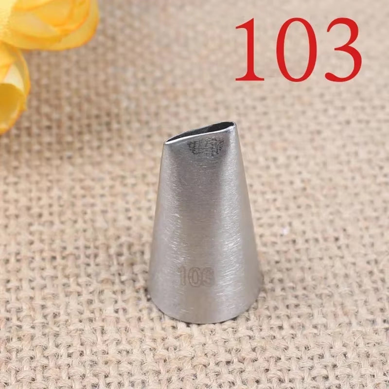 #101#102#103#104 Rose Petal Icing Piping Nozzles for Decorating Cakes Cupcake Pastry Tips Baking Pastry Tool Кондитерские Товары